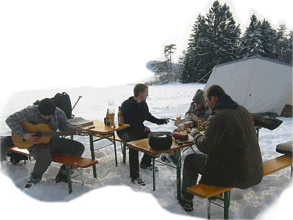 [ Foto vom Winterzelten 2004 ]