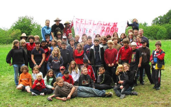 [Gruppenfoto vom Zeltlager 2008]